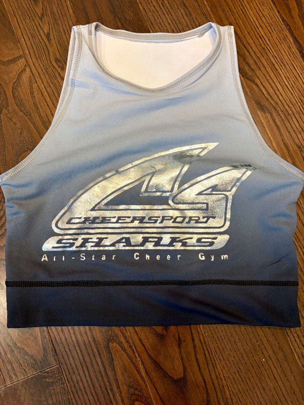 Sharks Crop Adult Small (but fits bigger like Medium)